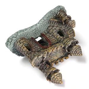 Aquarium Resin Castle Fish Tank Decorations Castle Tower Ornaments Fish Tank Aquarium Accessories Decoration